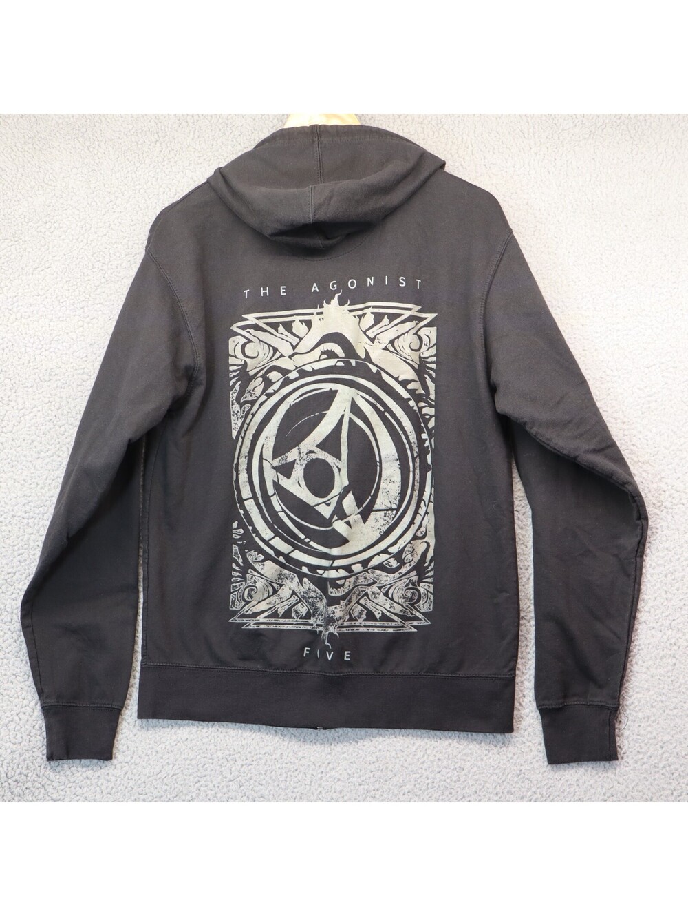 The Agonist Zip up Hoodie XL Used Symphonic Metal Band